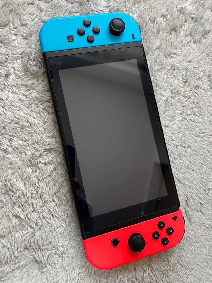 Nintendo Switch 本体 赤/青 Joy-Con 収納バッグ付き