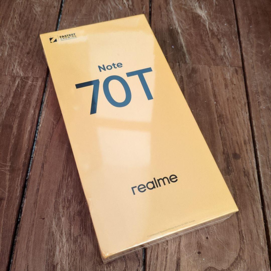 お値下不可！Realme Note 70T 4GB+256GB(ゴールド) 2052.jpg