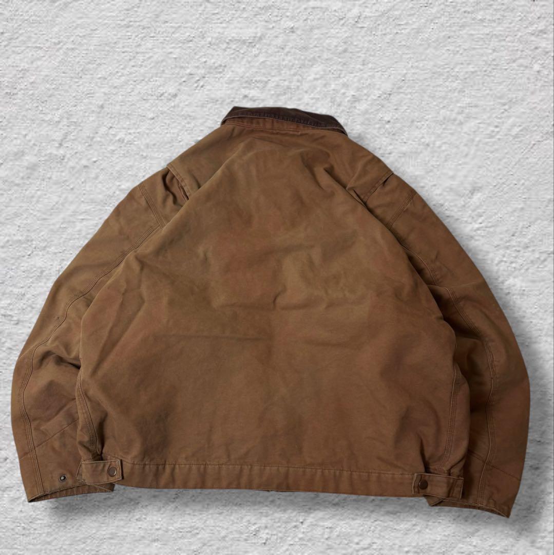 vintageダックジャケットデトロイトジャケット古着刺繍ロゴ企業系