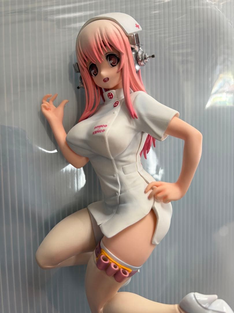 すーぱーそに子ナースver. フィギュア　オーキッドシード（付属品破損あり）