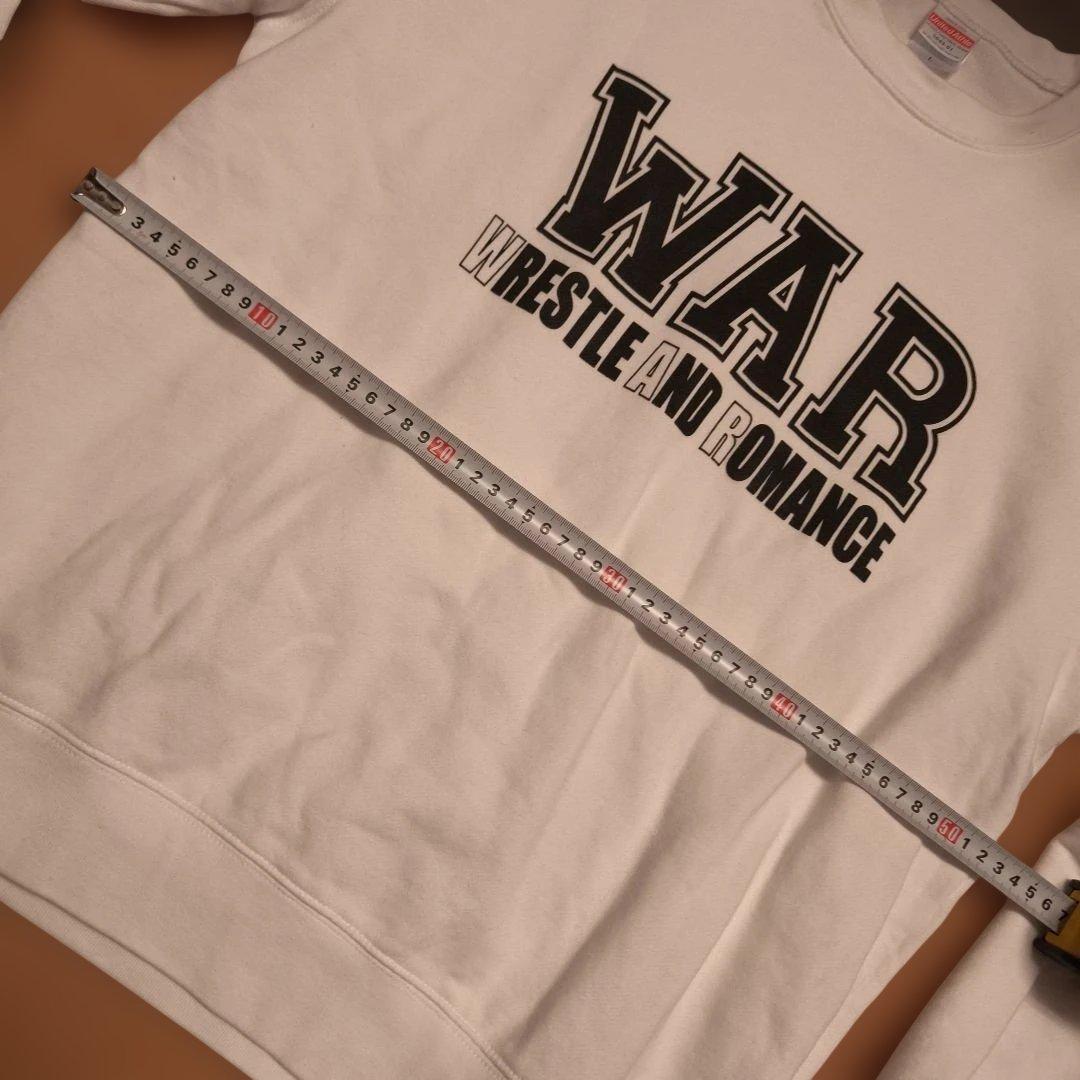 90's プロレス WAR ロゴスウェット 天龍源一郎 レッスルアンドロマンス