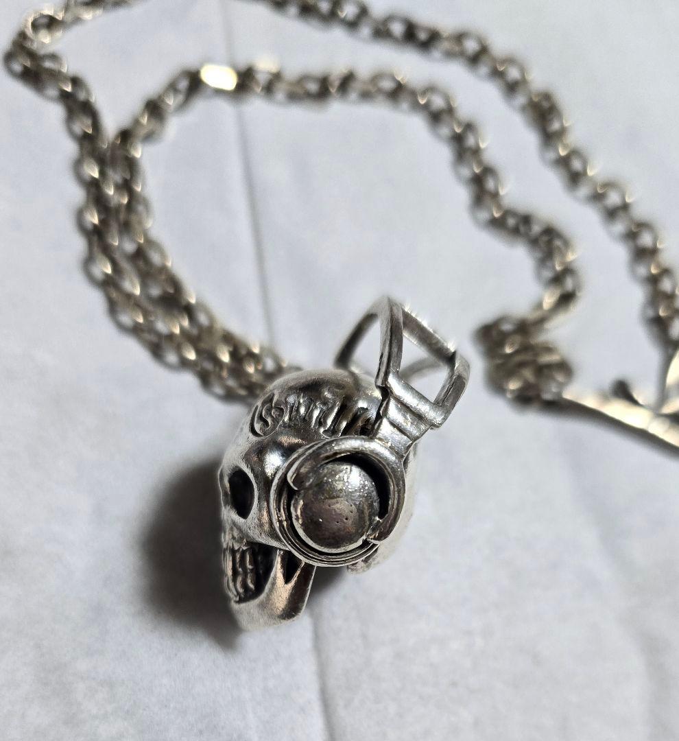 GUILLAUME P-017 ヘッドホンスカルネックレス ギローム - メルカリ