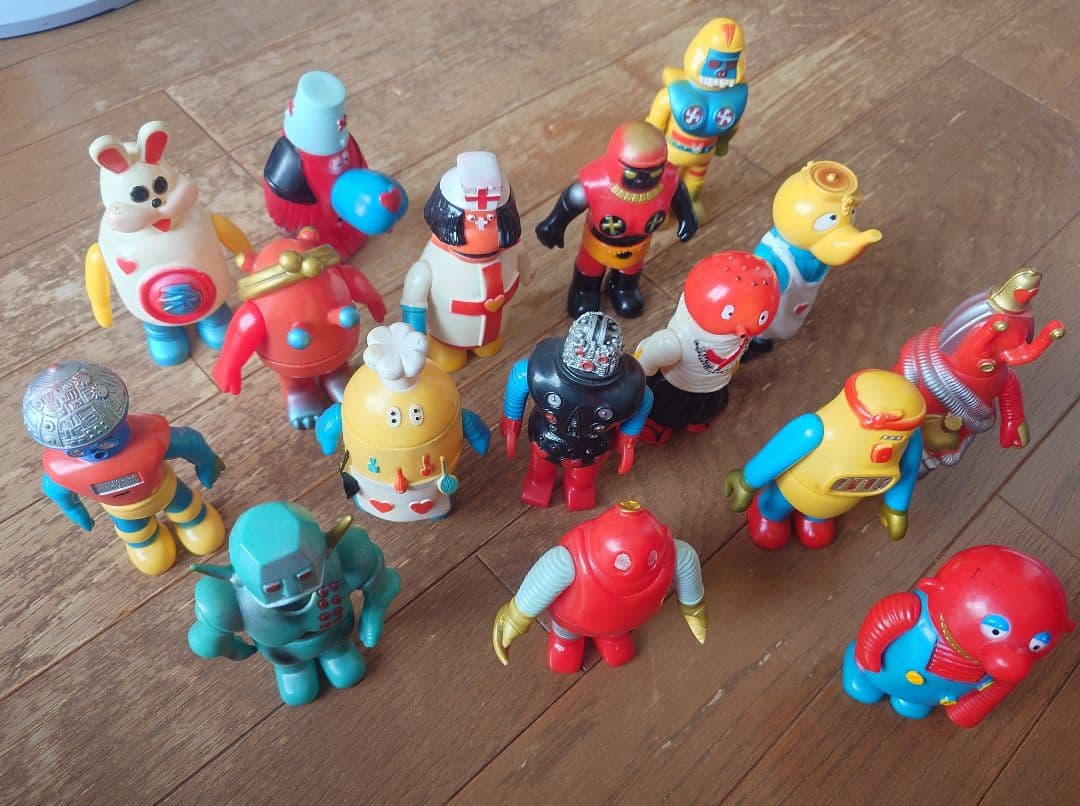 がんばれロボコン 16体セット ソフビ 当時物