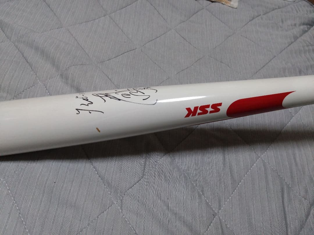 阪神タイガース林威助＃31 直筆サイン入SSK バット（正規品） - メルカリ