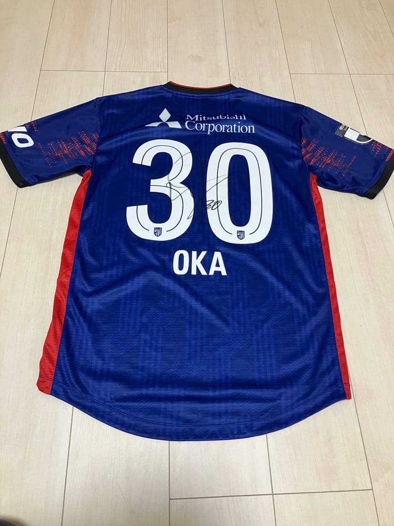 FC東京 2025 1st 岡哲平 オーセンティックユニフォーム 直筆サイン入り