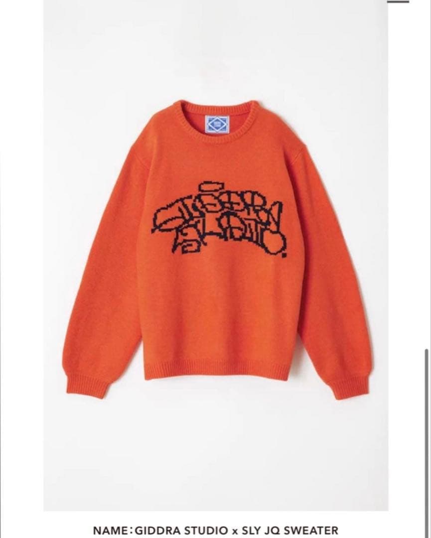SLY ニット GIDDRA STUDIO x SLY JQ SWEATER SLY（スライ）の「GIDDRA STUDIO x SLY JQ SWEATER ギドラスタジオ