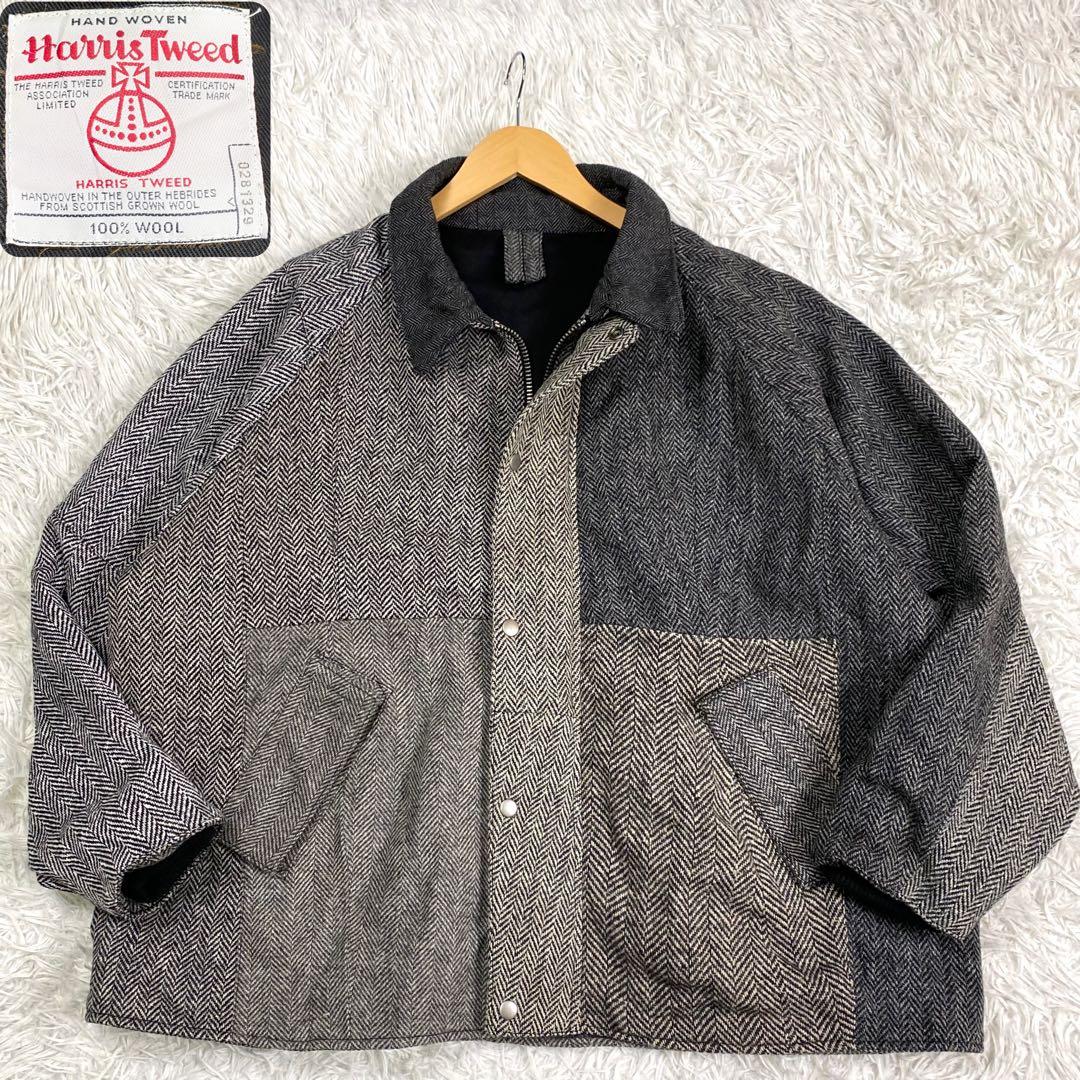 希少✨2XL相当 ハリスツイード クレイジーパターンヘリンボーン ブルゾン 2026年最新】Yahoo!オークション -ハリスツイード クレイジーパターン