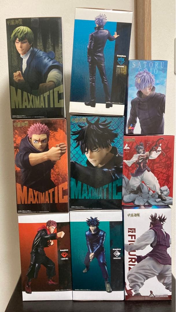 呪術廻戦フィギュア9点 禪院直哉 五条悟 虎杖悠仁 伏黒恵 脹相 Gojo