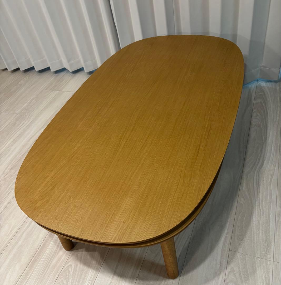 無印良品　こたつにもなるローテーブル　大 　ナチュラル こたつにもなるローテーブル 大 | 無印良品
