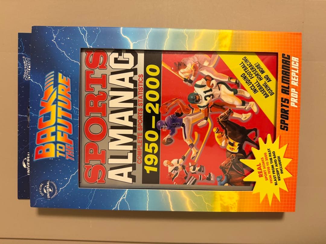 バック・トゥ・ザ・フューチャー スポーツ年鑑　レプリカ