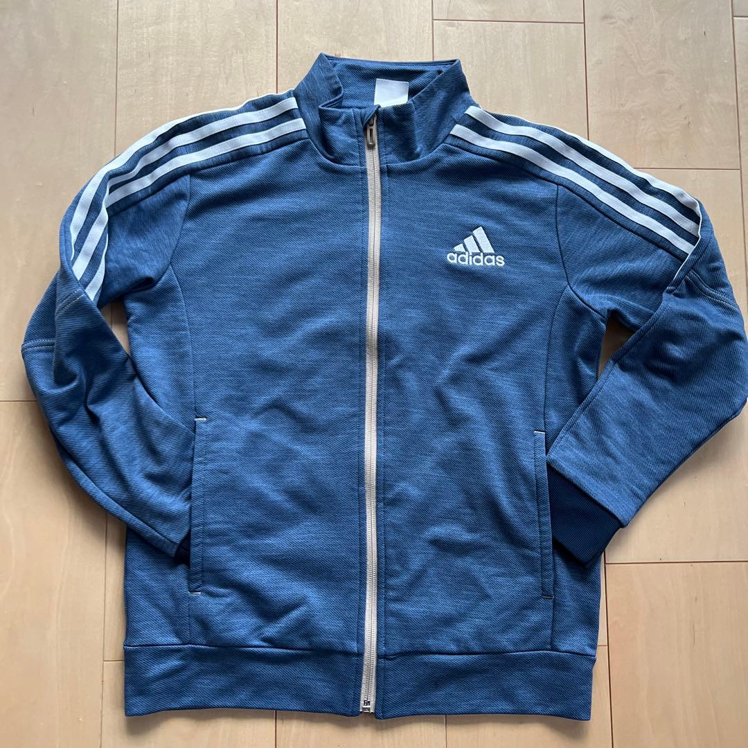アディダス デニム風ジャージ 上下セット サイズ150 - メルカリ