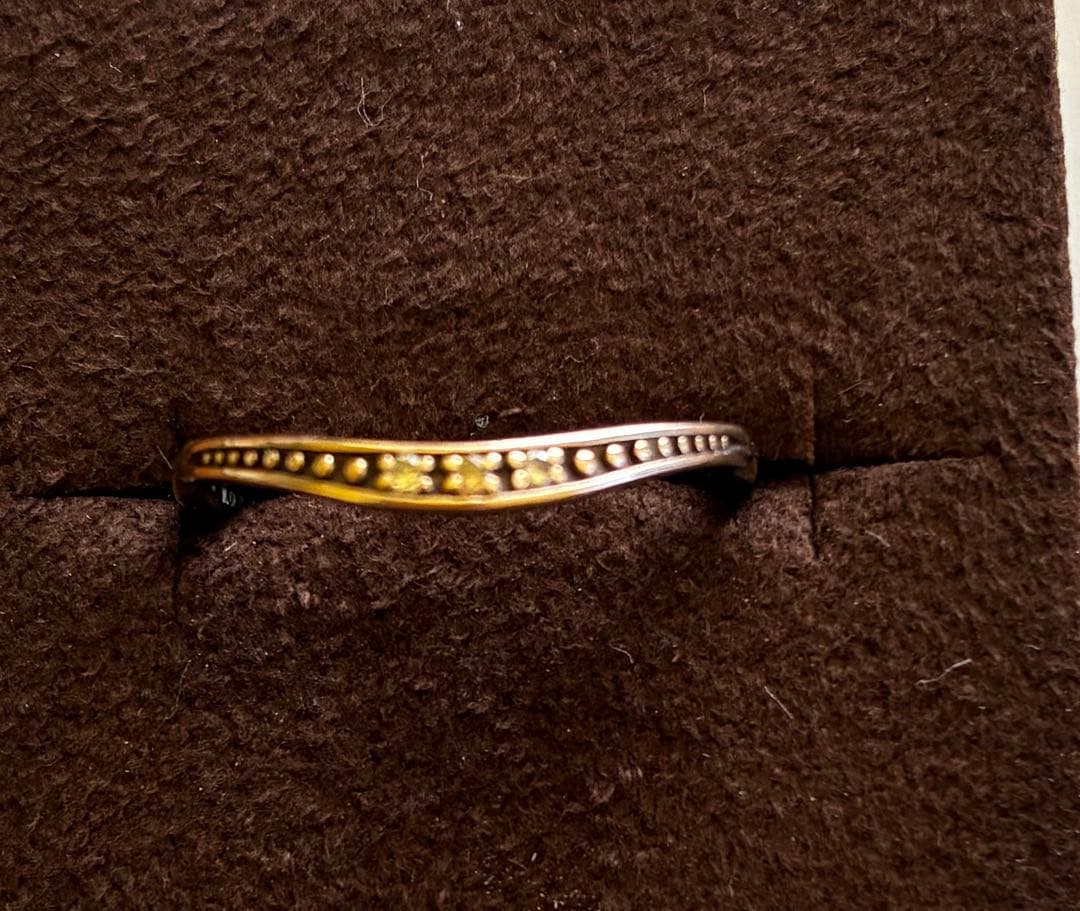 agete アガット　K5 ダイヤモンドリング　0.026ct ゴールド　9号