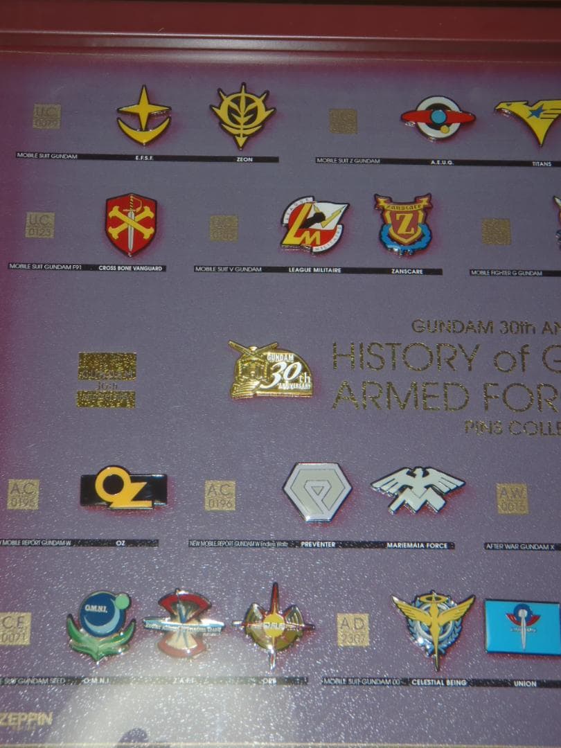 機動戦士ガンダム 30周年 エンブレムピンズコレクション ピンバッジ