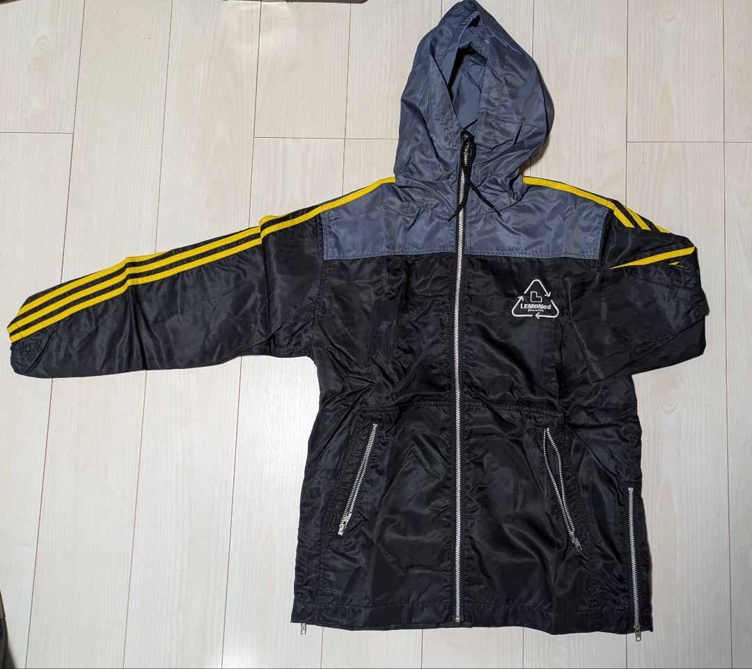 hide LEMONed フード付きパーカー 黒 グレー