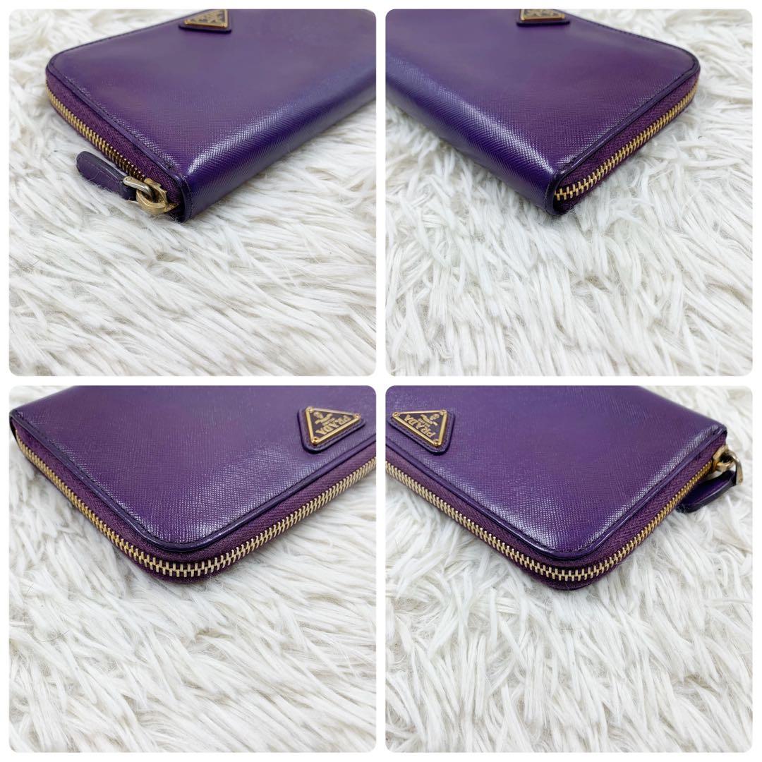 ✨極美品 希少✨】プラダ 三角ロゴ サフィアーノレザー 長財布