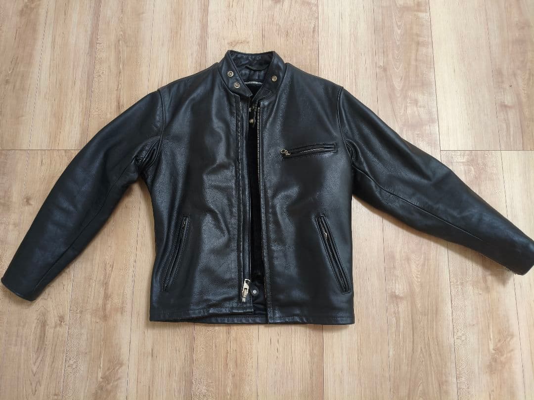 Schott ブラックレザーシングルライダース 38 楽天市場】【ポイント10倍】Schott ショット 馬革 シングルライダース