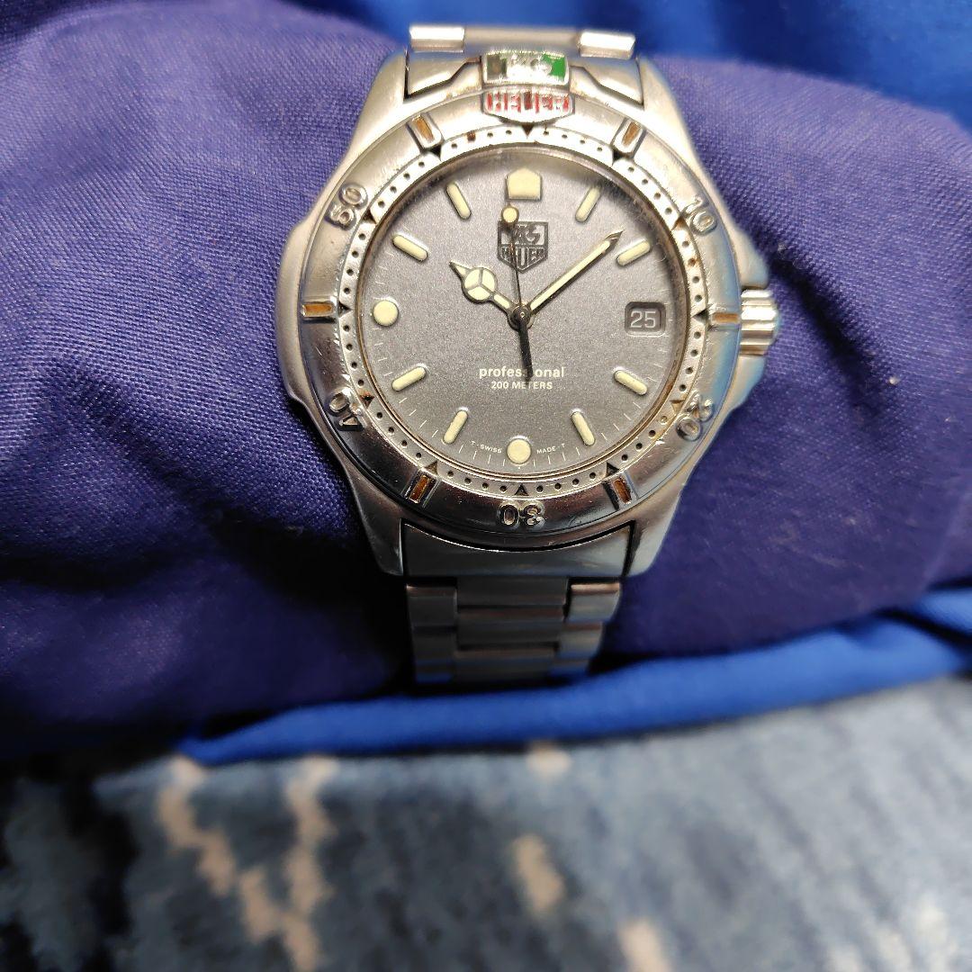 タグホイヤー　プロフェッショナル　200m ダイバー ホイヤー プロフェッショナル200mダイバー Ref.844-2 1980年代