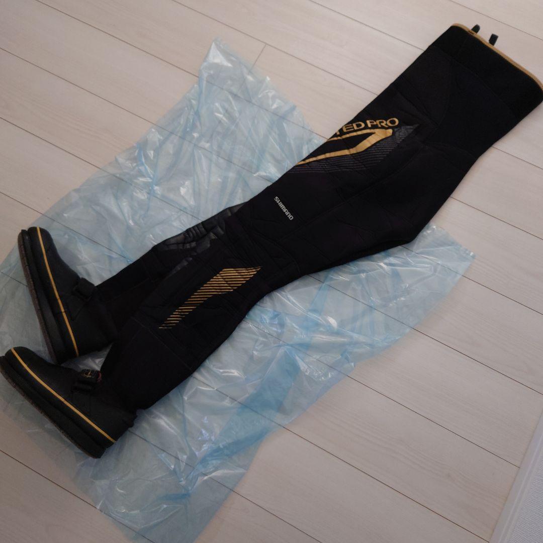 【ジャンク】リミテッドプロウェーダーLAサイズWA-151Pシマノジオロック シマノ（SHIMANO） リミテッドプロ・ジオロック・スリムウェーダー（中