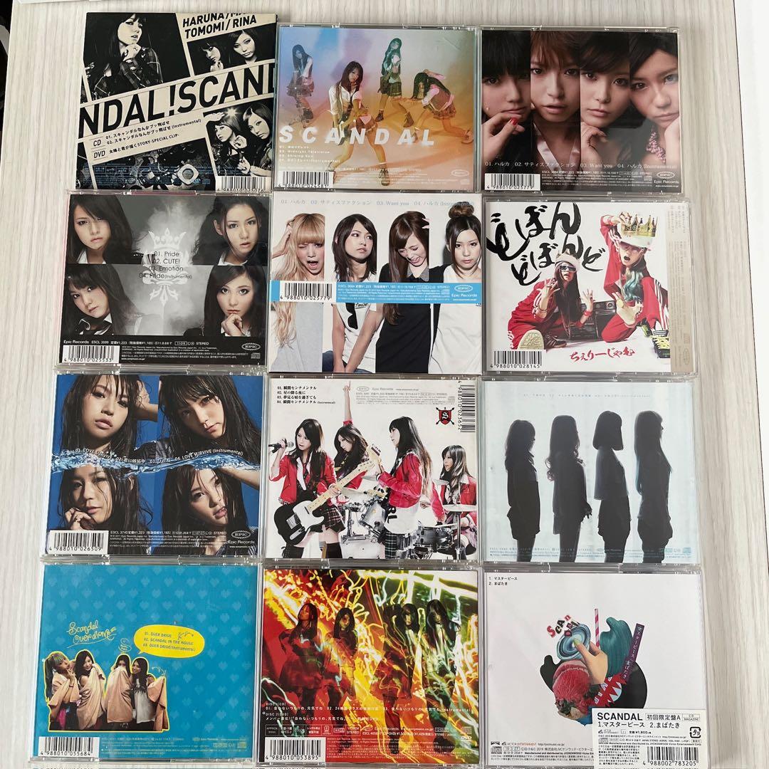 SCANDAL CDDVDラバーバンド缶バッジクリアファイル