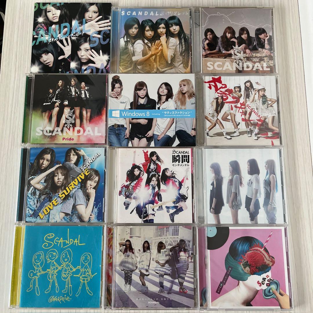 SCANDAL CDDVDラバーバンド缶バッジクリアファイル