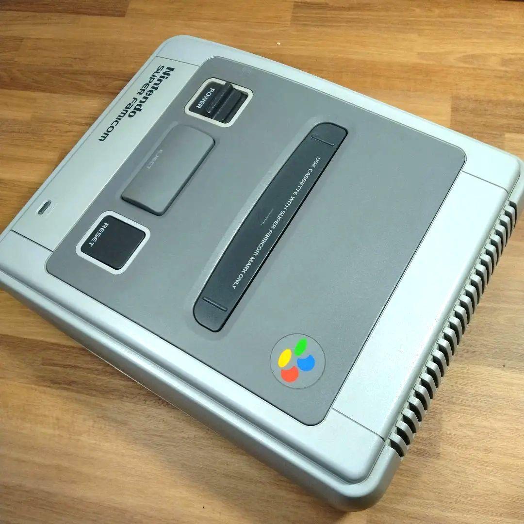 オーバーホール品 D端子出力】スーパーファミコン 本体 ケーブルセット