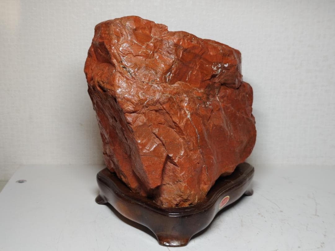 【KS】赤玉石 7.4kg ジャスパー 碧玉 赤石 鑑賞石 原石 自然石