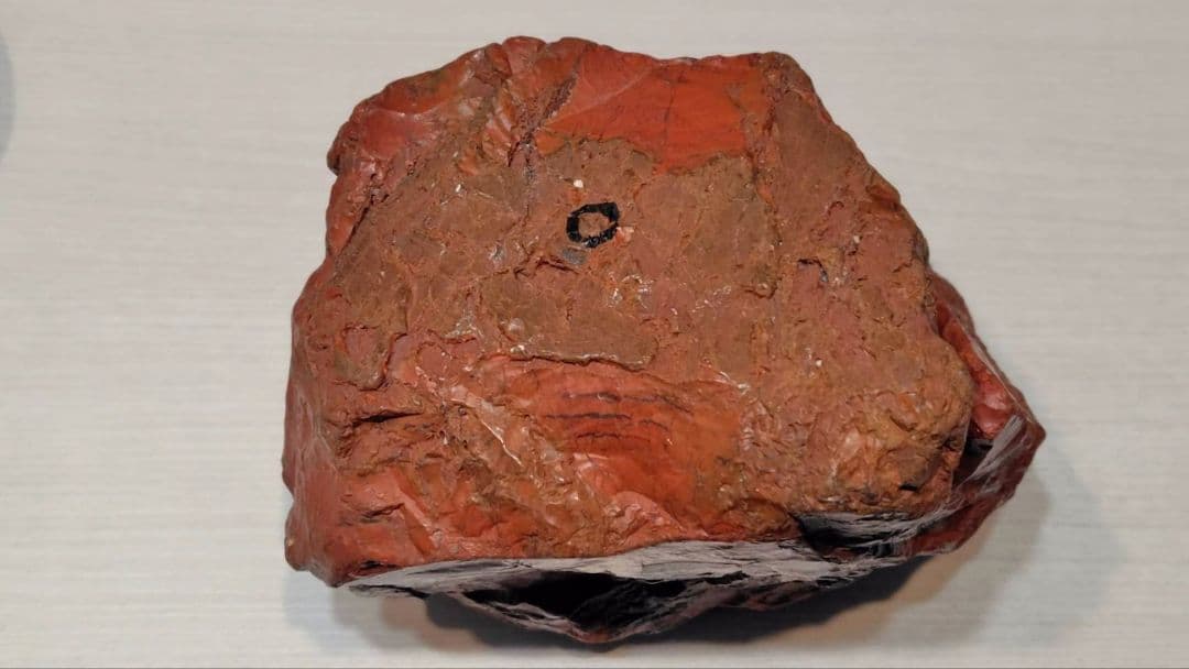 【KS】赤玉石 7.4kg ジャスパー 碧玉 赤石 鑑賞石 原石 自然石