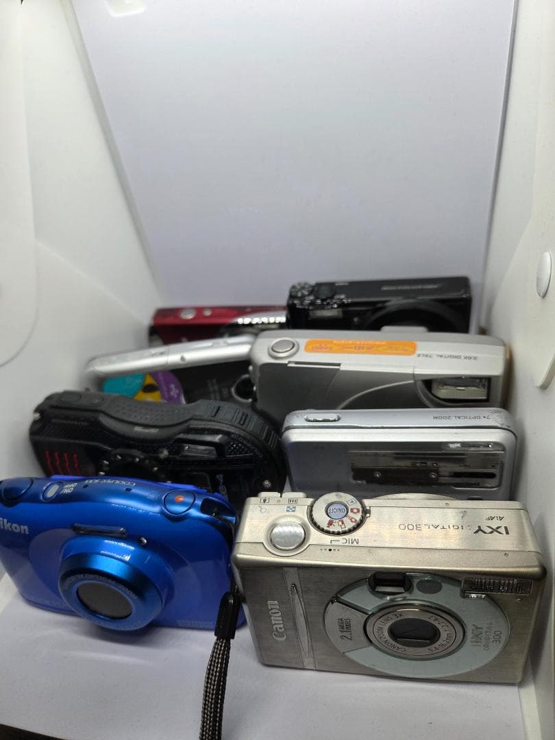 コンパクトデジタルカメラ8台まとめセット② ジャンク品 デジタルカメラ コンパクトデジタルカメラ 5台まとめ ジャンク品