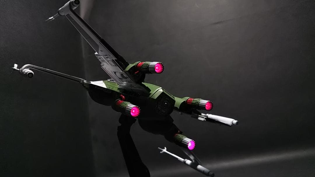 電飾改修 1/72 Xウイング・ファイター 完成品 スカイウォーカーの