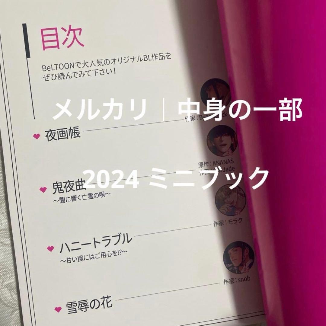 韓国 BL Beltoon イラストブック 夜画帳 ハニートラブル j庭 ②