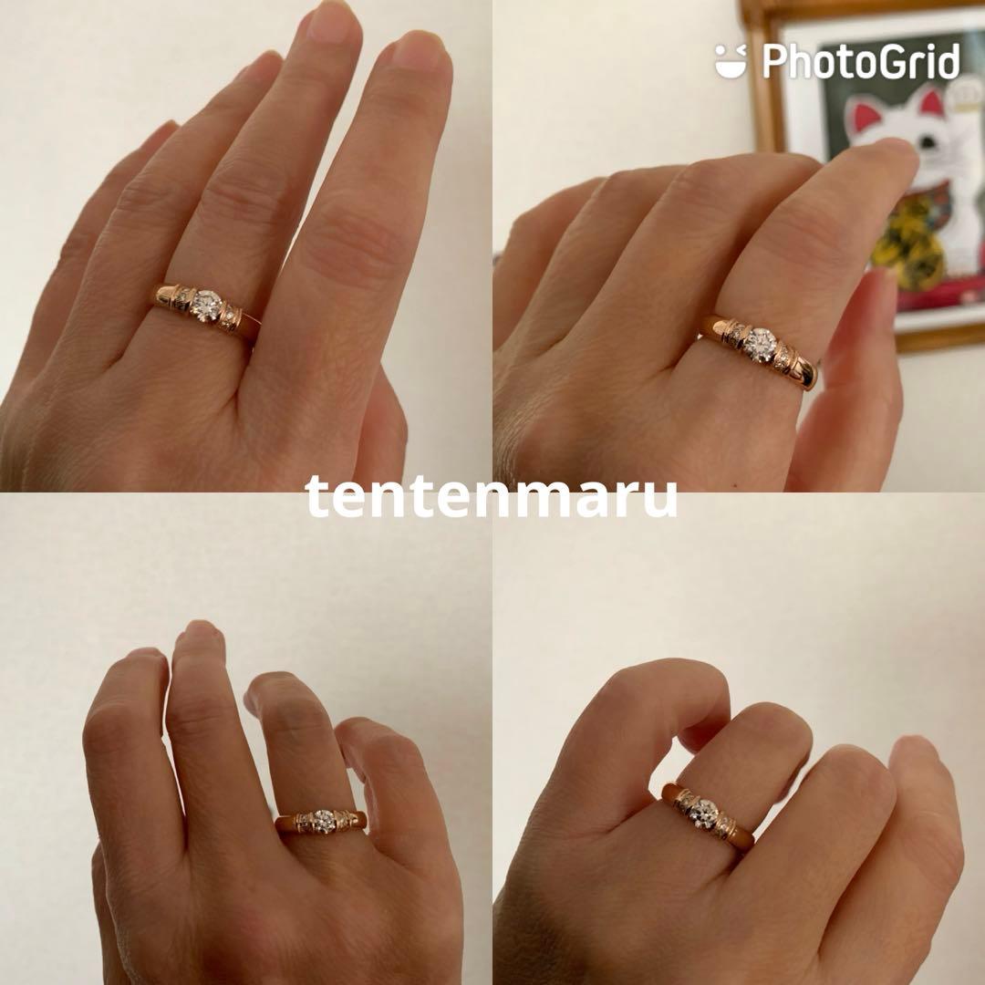 ☆*☆様 ESTELLE ☆ K18 0.46ct ダイヤモンドリング ☆美品☆