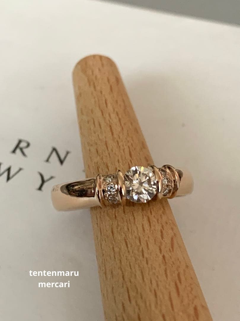 ☆*☆様 ESTELLE ☆ K18 0.46ct ダイヤモンドリング ☆美品☆