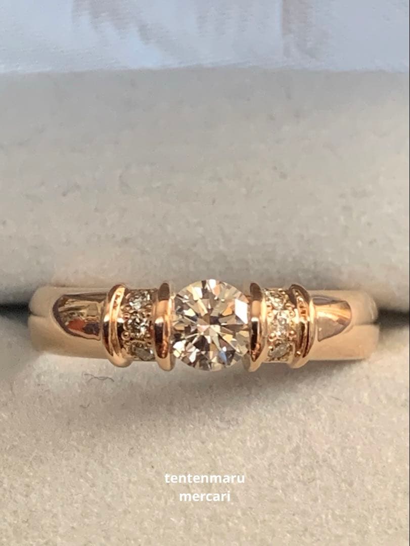 ☆*☆様 ESTELLE ☆ K18 0.46ct ダイヤモンドリング ☆美品☆