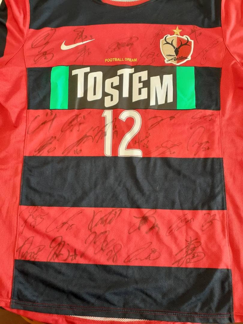 鹿島アントラーズ黄金期メンバー サイン入りユニフォーム - メルカリ