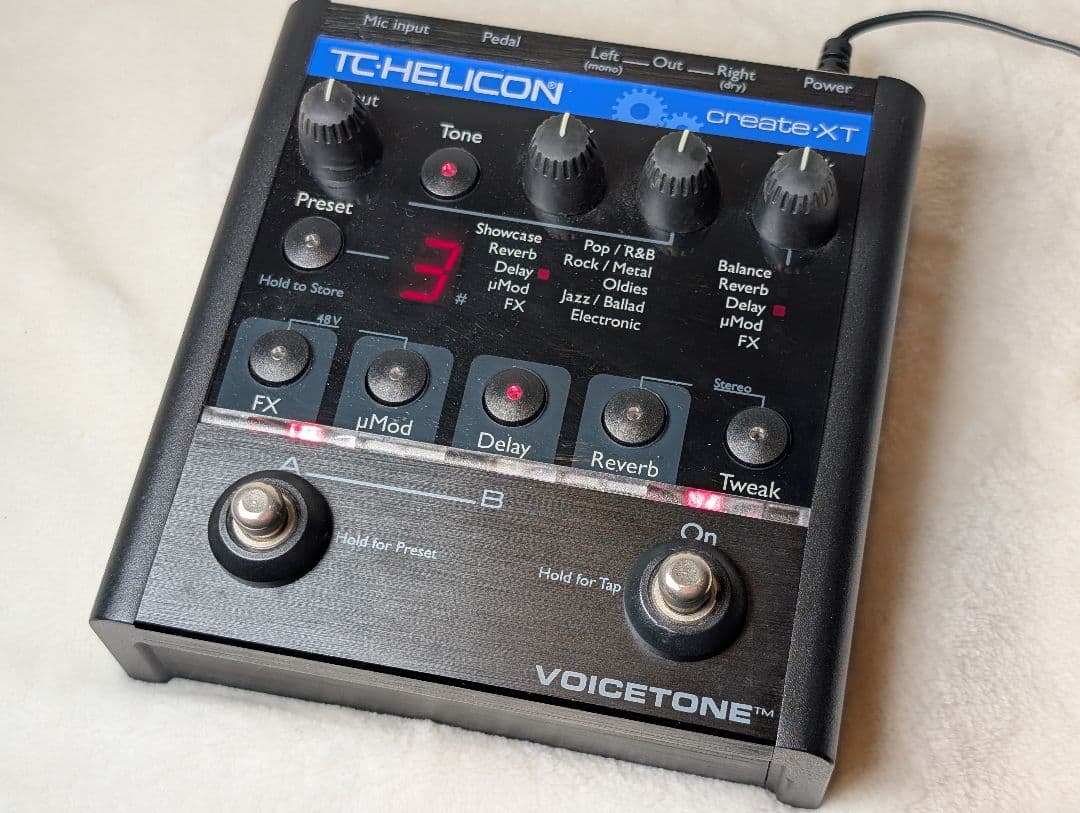 【美品USED】TC HELICON Voicetone create XT