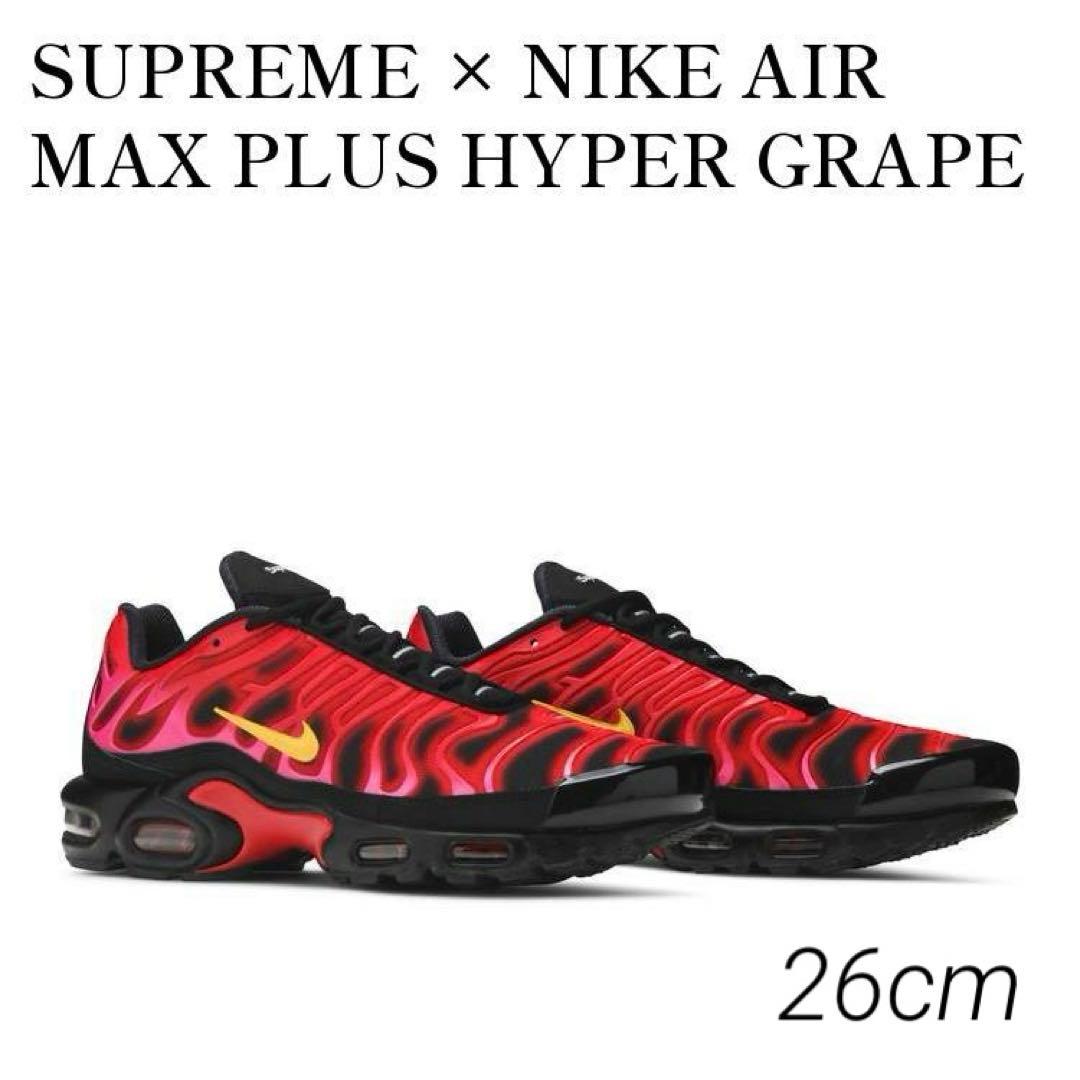 未使用】Supreme × Nike Air Max Plus TN 26cm - メルカリ