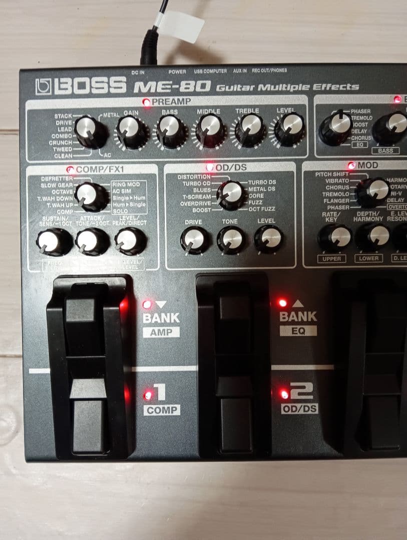 BOSS ME-80 マルチエフェクター　キャリーケース付き