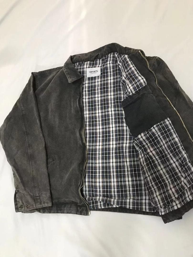 入手困難☆カーハートCARHARTT☆WIPダック地/デトロイト ジャケット/S
