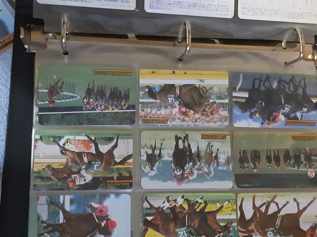 東ハト 競馬カード テイエムオペラオーのフォルダ カード200枚以上