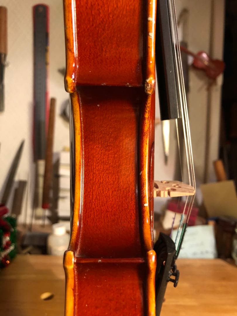 駒&魂柱調整済】Suzuki分数バイオリンNo230 1/8 2011