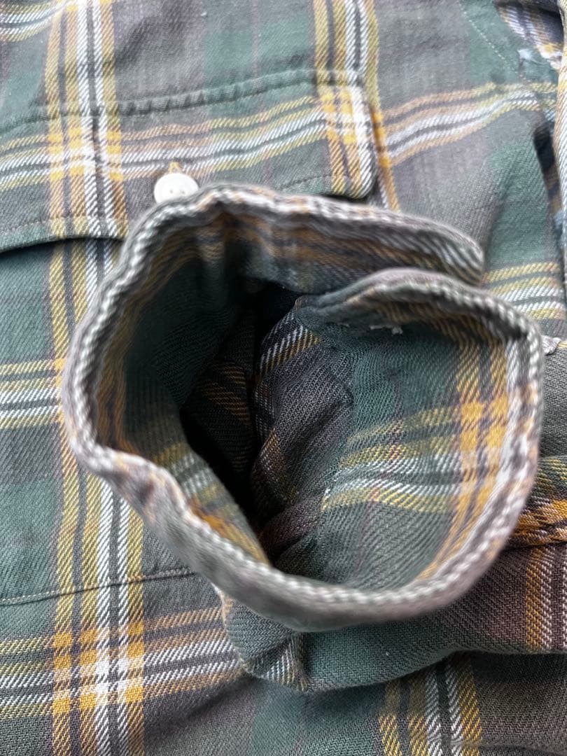 90s 三つ星タグ良配色RRL ネルシャツMサイズ - メルカリ