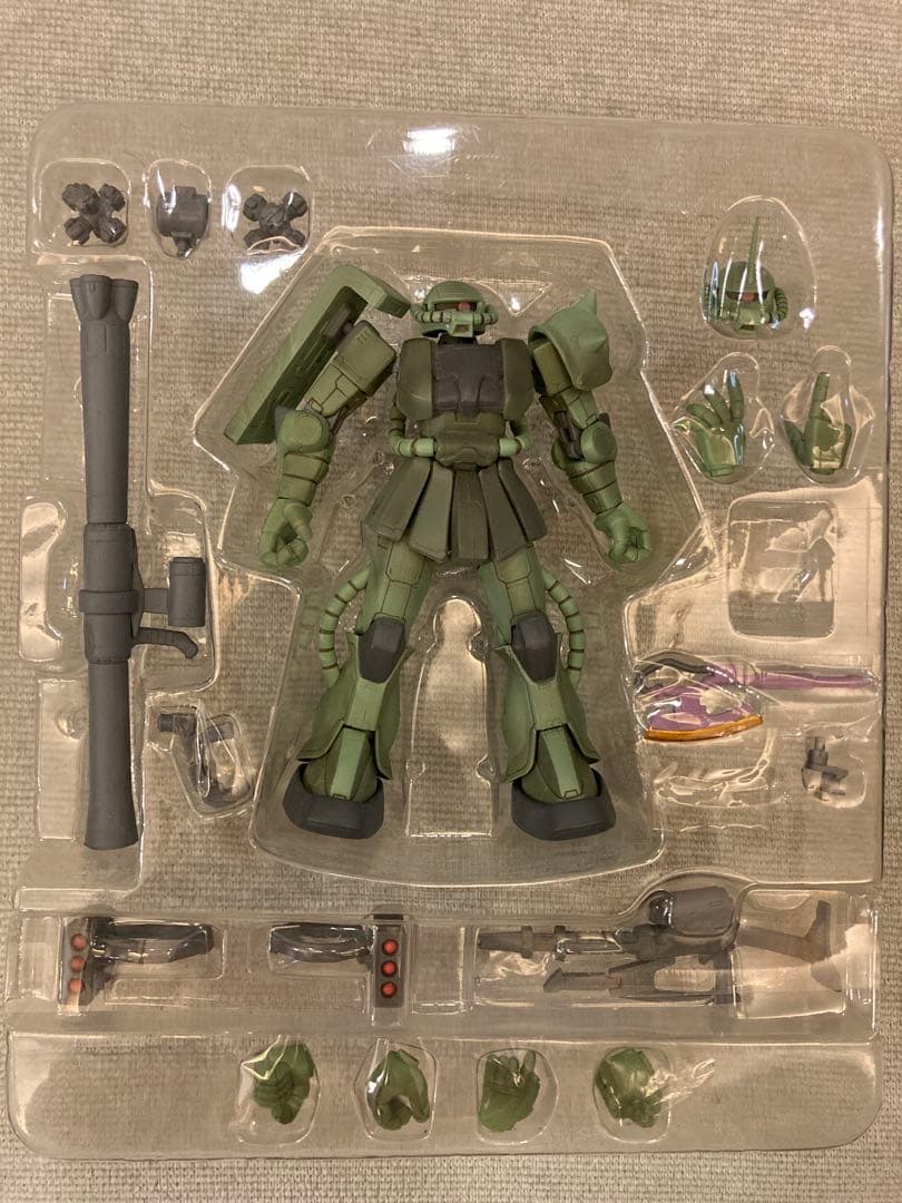 【4体セット・美品】EMIA ガンダム/シャアザク/ザク/グフ 塗装済み完成品