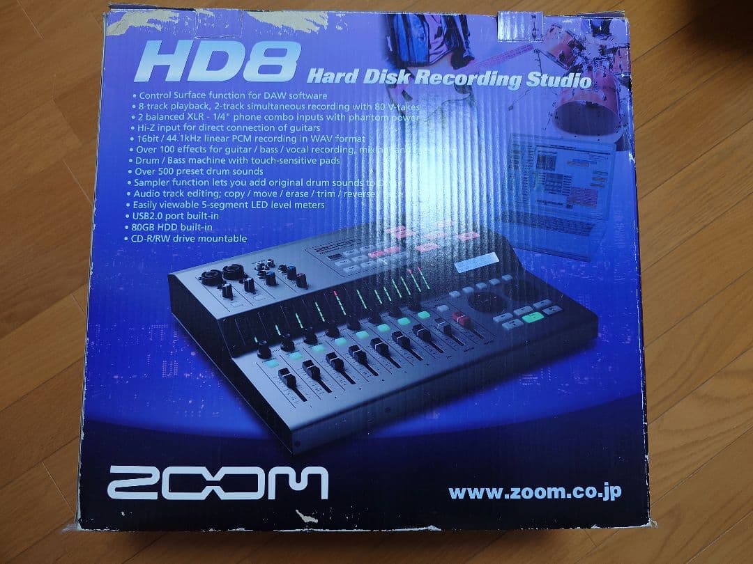 配信機器・PA機器・レコーディング機器 ZOOM HD8 MTR HD8 Hard Disk Recording Studio | Zoom