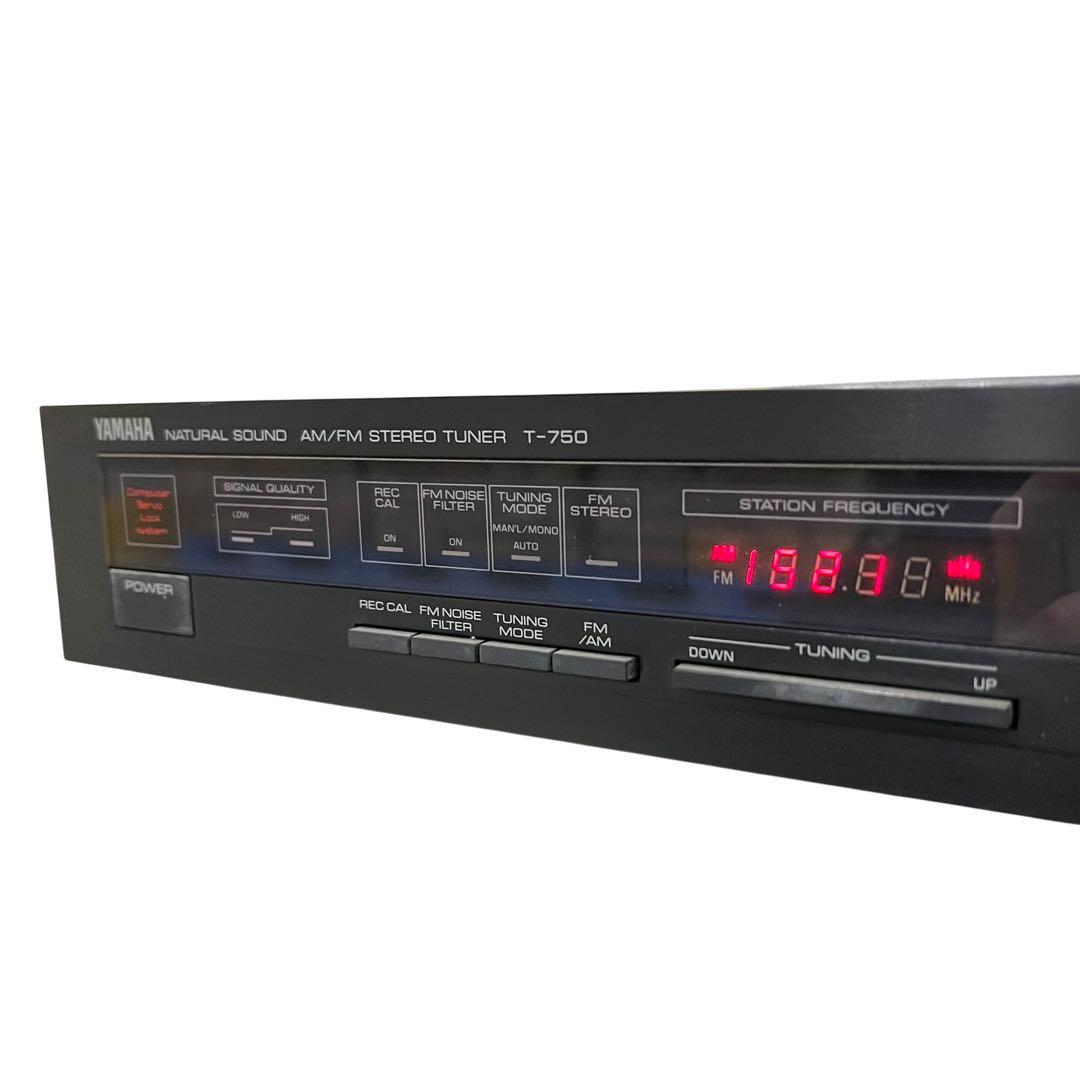 YAMAHA T-750 AM/FMステレオチューナー ナチュラルサウンド - メルカリ