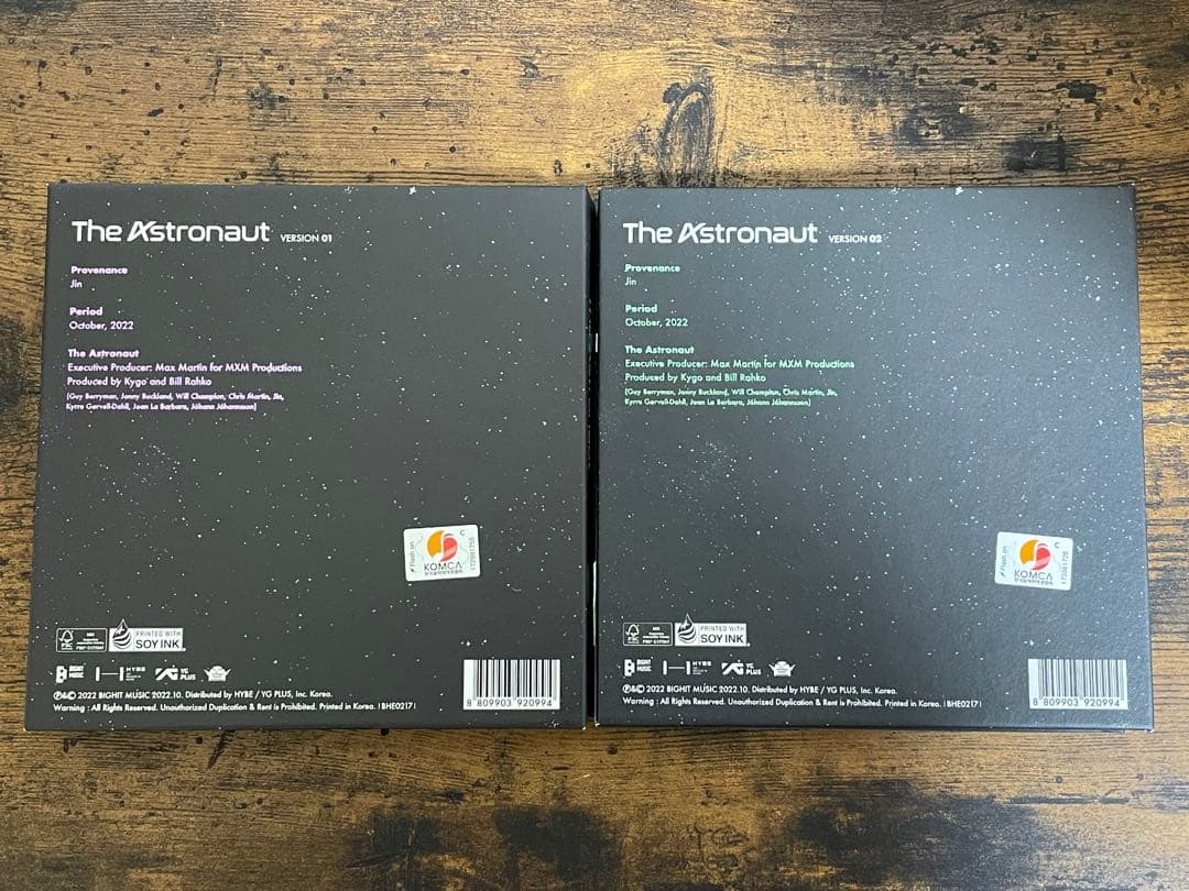 BTS Jinソロアルバム The Astronaut 2形態セット - メルカリ