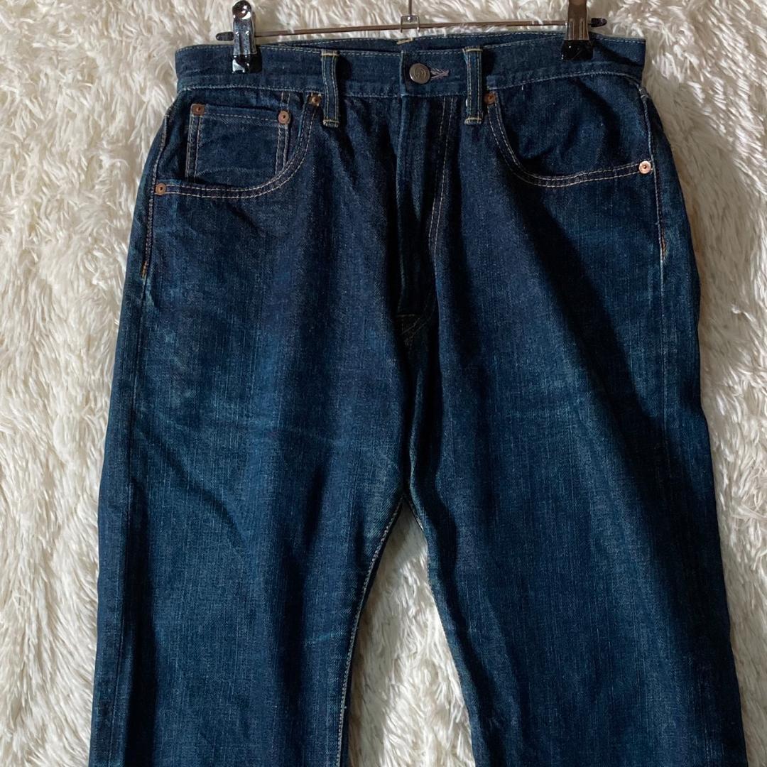 美品 45RPM 濃紺 デニムパンツ 31インチ 日本製 インディゴ - メルカリ
