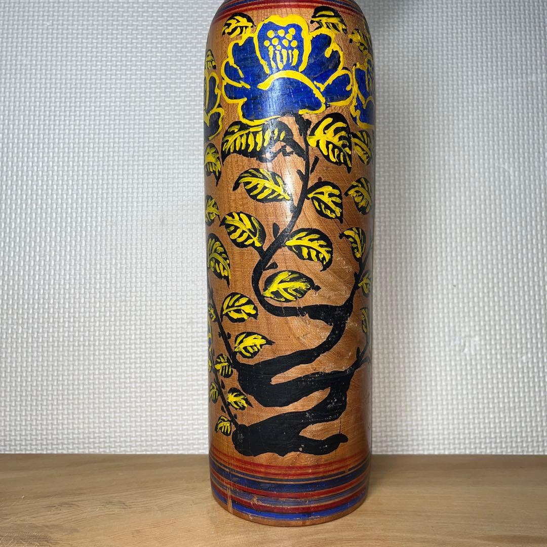 紫色椿花模様　⭕️小椋久太郎　名工　超希少　88歳