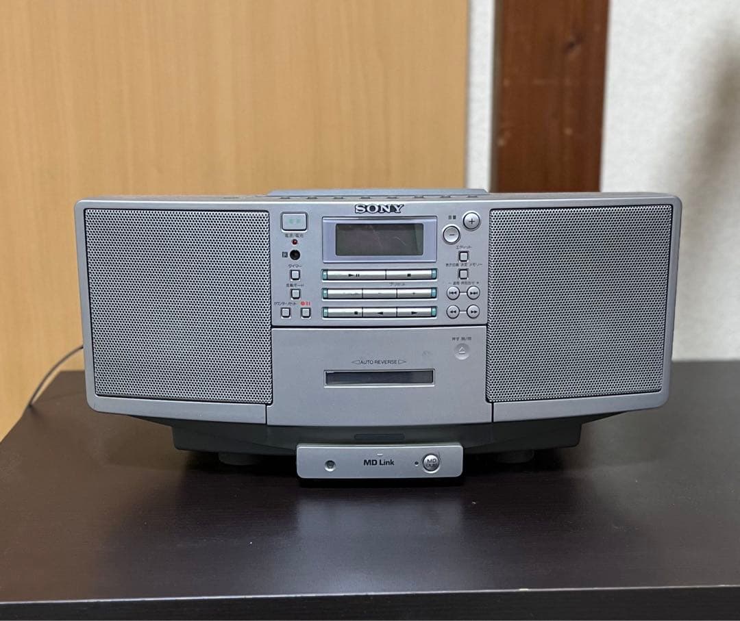 SONY CDラジカセ ZS-D5 MD Link 搭載 - メルカリ