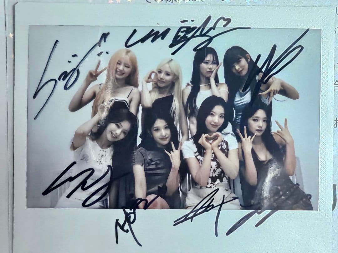 fromis_9 サイン入りポラロイド fromis_9 サイン入りポラロイド fromis_9 サイン入りポラロイド