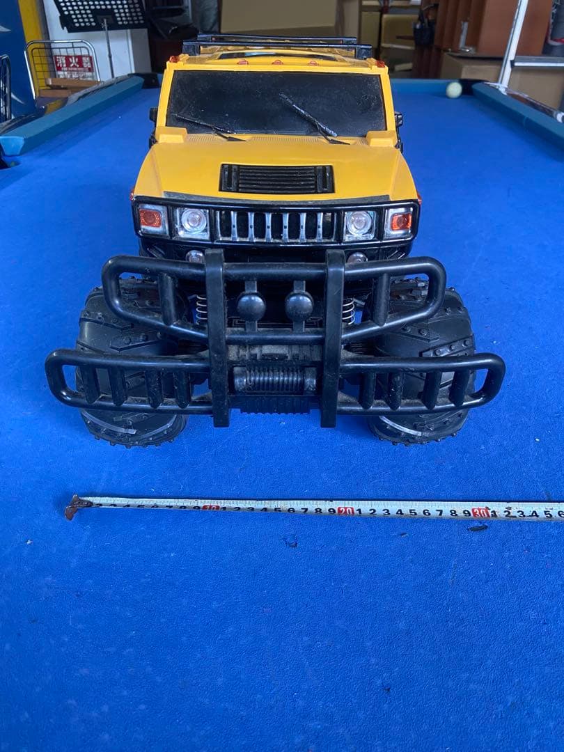 大型 ラジコンカー HUMMER風 イエロー ビッグタイヤ リモコン付き